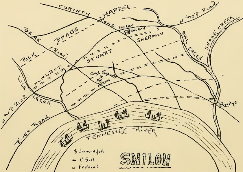Shiloh Battle Map